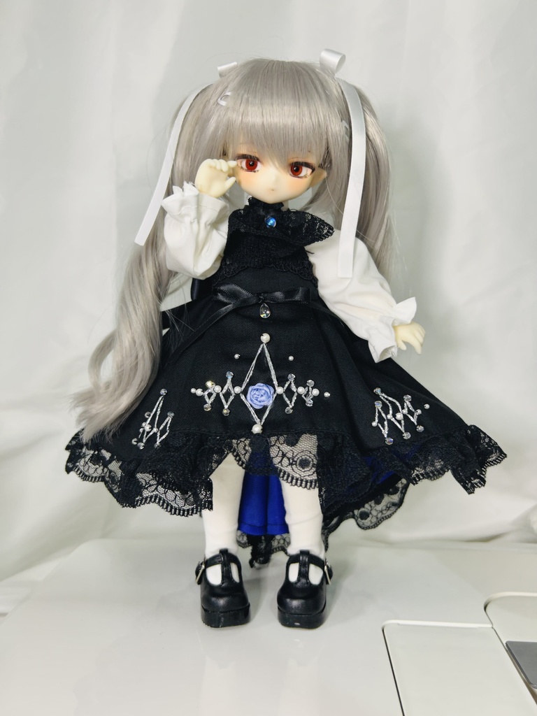 青薔薇ティアドロップドレスセット Tinyfox 1/6サイズ