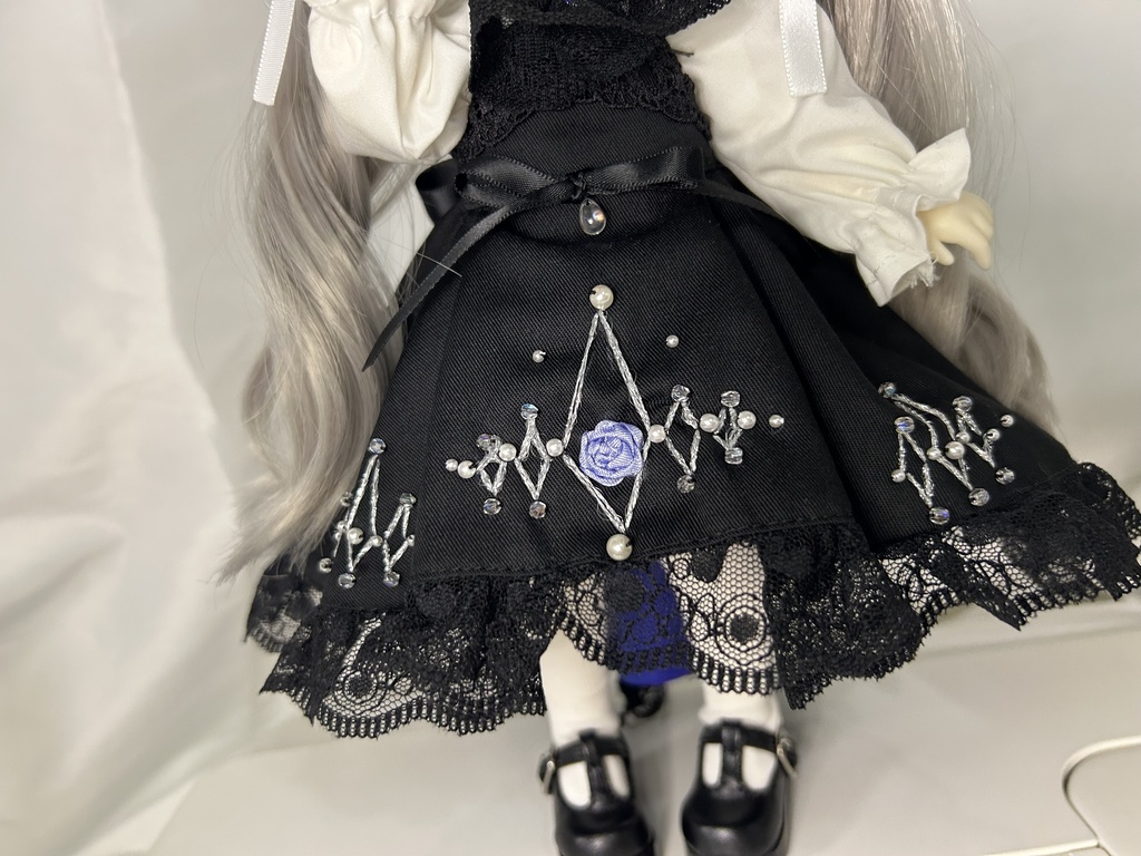 青薔薇ティアドロップドレスセット Tinyfox 1/6サイズ