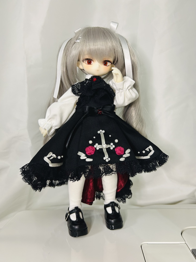 赤薔薇逆十字ドレスセット Tinyfox 1/6サイズ