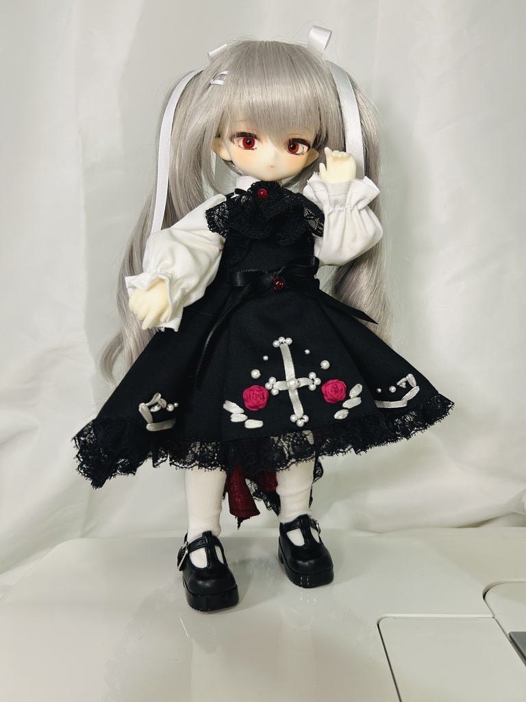 赤薔薇逆十字ドレスセット Tinyfox 1/6サイズ