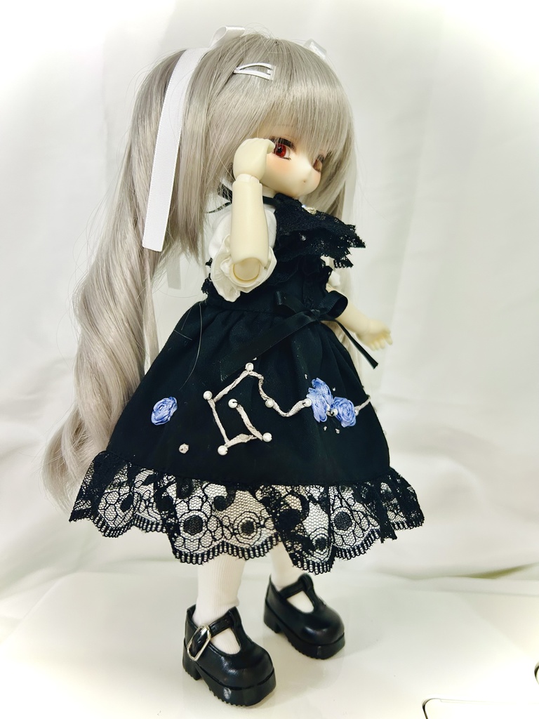 青薔薇と星空のワンピースセット【サンプル品】 Tinyfox 1/6サイズ