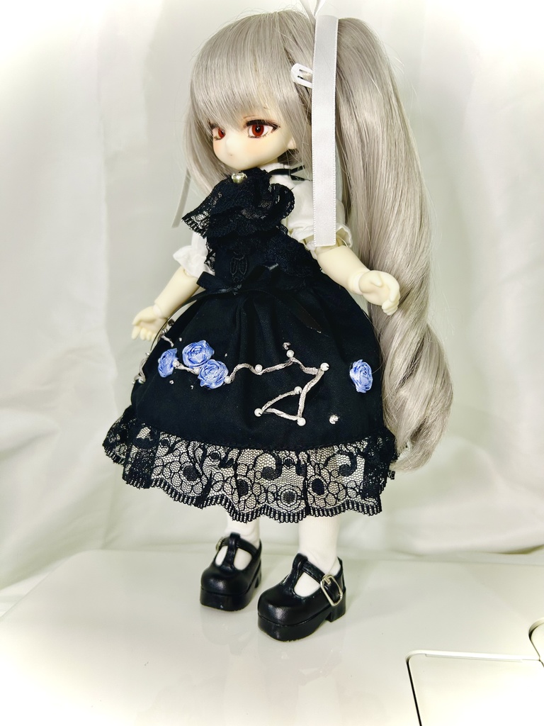 青薔薇と星空のワンピースセット【サンプル品】 Tinyfox 1/6サイズ