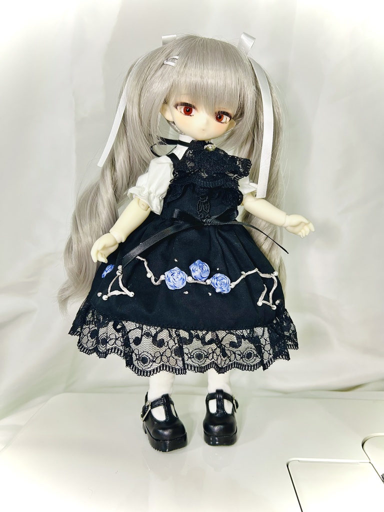 青薔薇と星空のワンピースセット【サンプル品】 Tinyfox 1/6サイズ