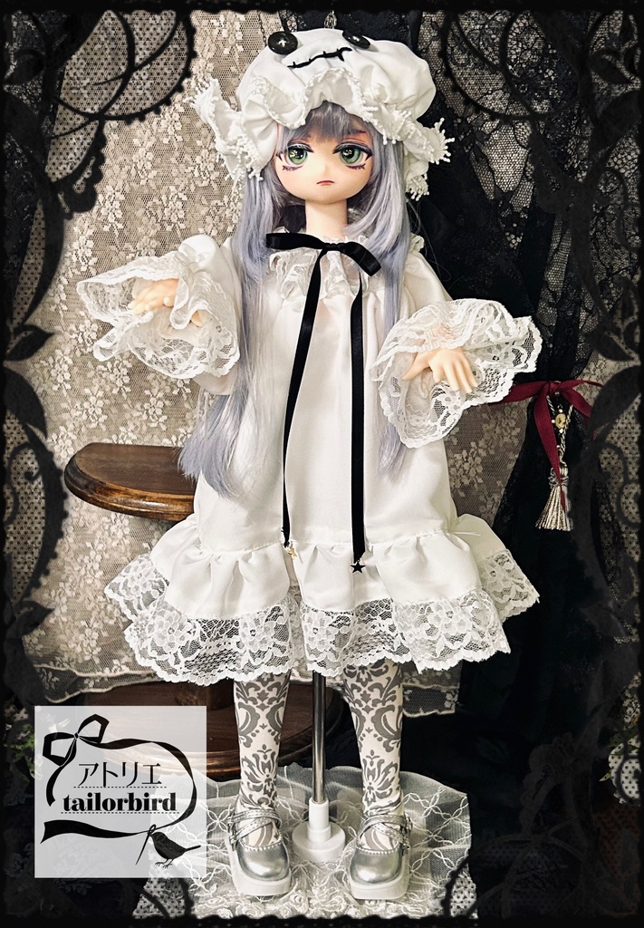 おばけネグリジェ　MDD 1/4ドール服　フリーサイズ