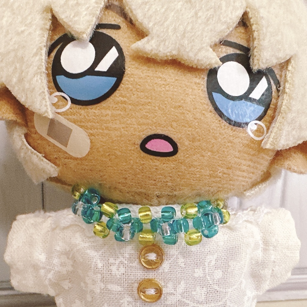 ぬいのネックレス あじさい