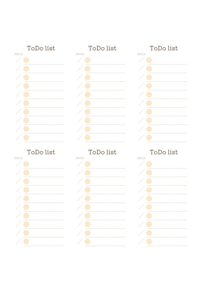 【システム手帳】マイクロ5 ToDoリスト