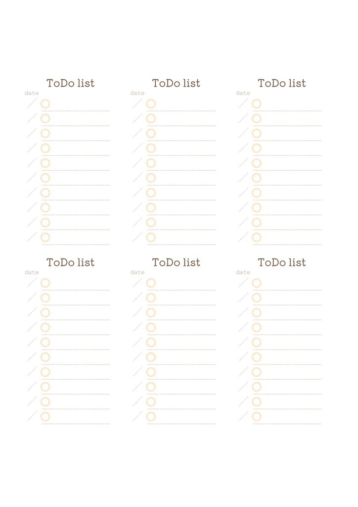【システム手帳】マイクロ5 ToDoリスト