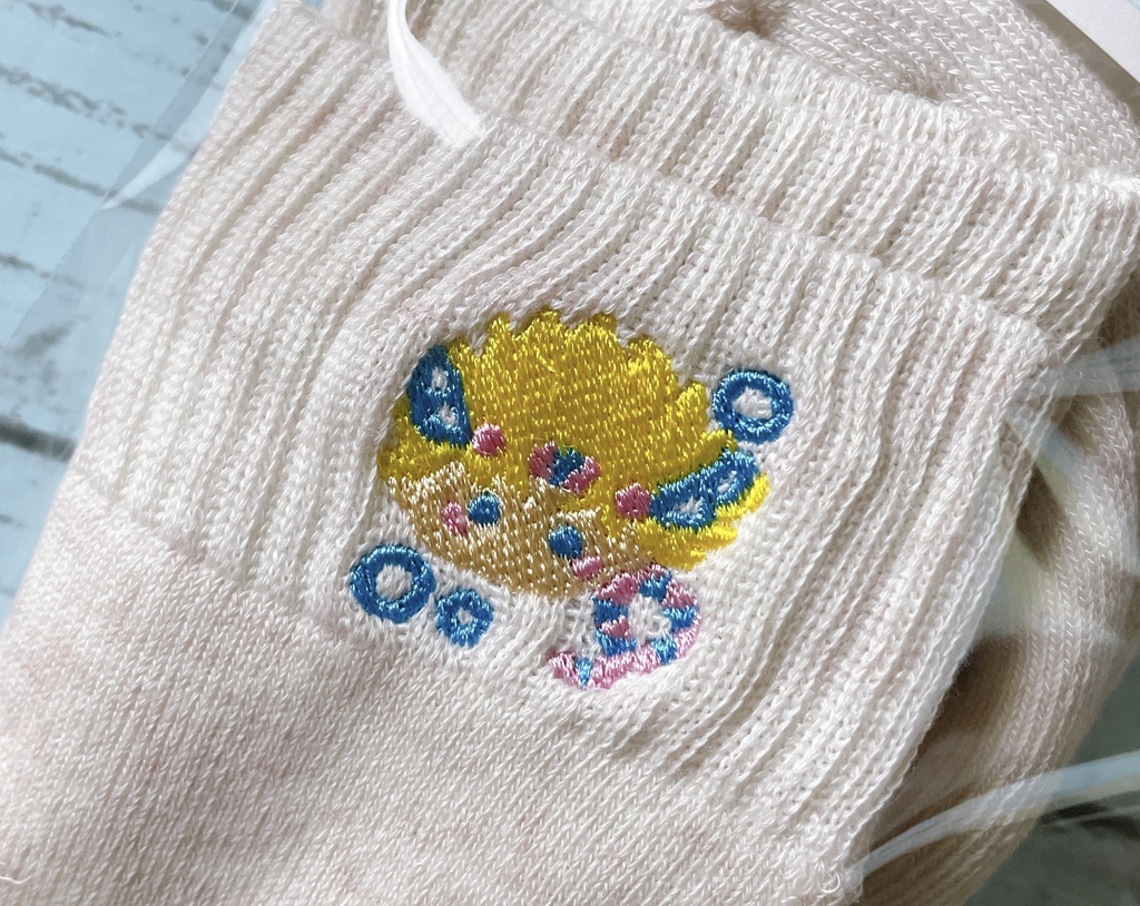 波紋戦士刺繍靴下