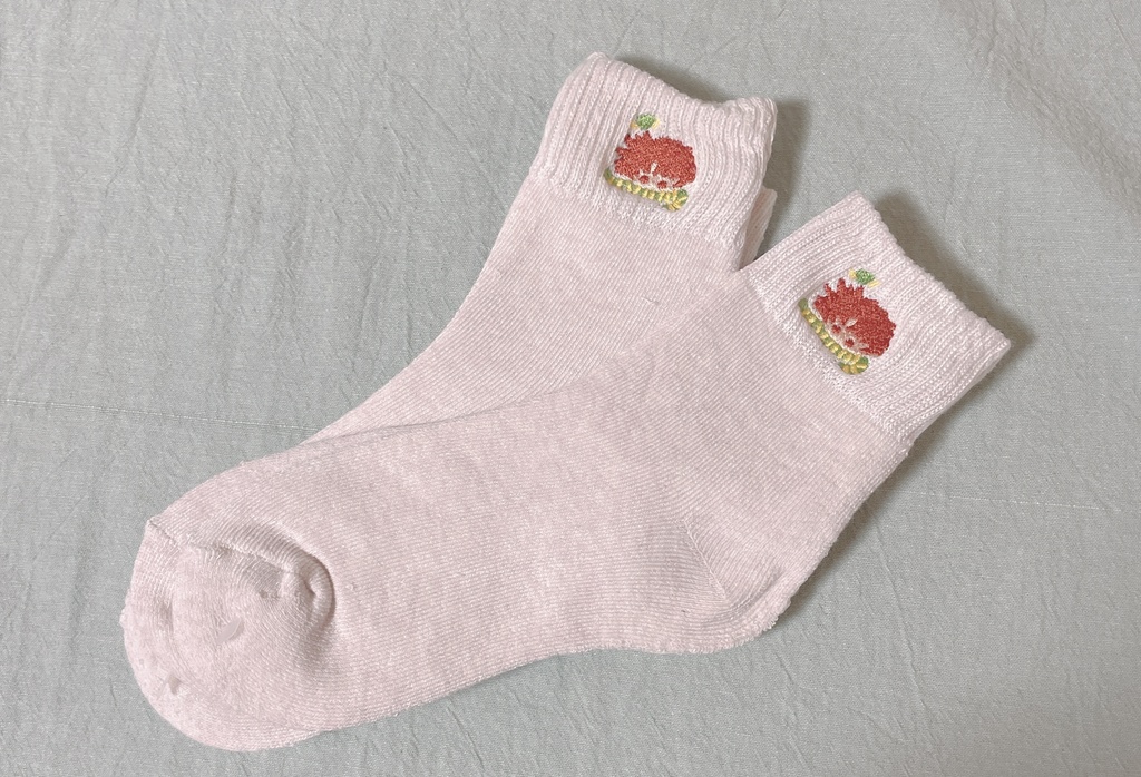 波紋戦士刺繍靴下