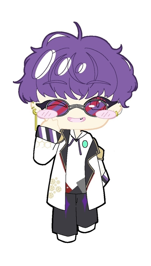 連結アクリルキーホルダー