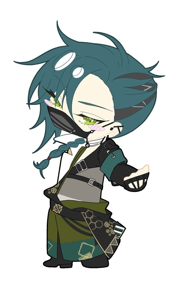 連結アクリルキーホルダー