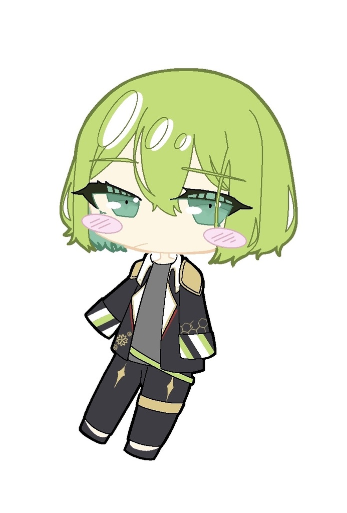 連結アクリルキーホルダー