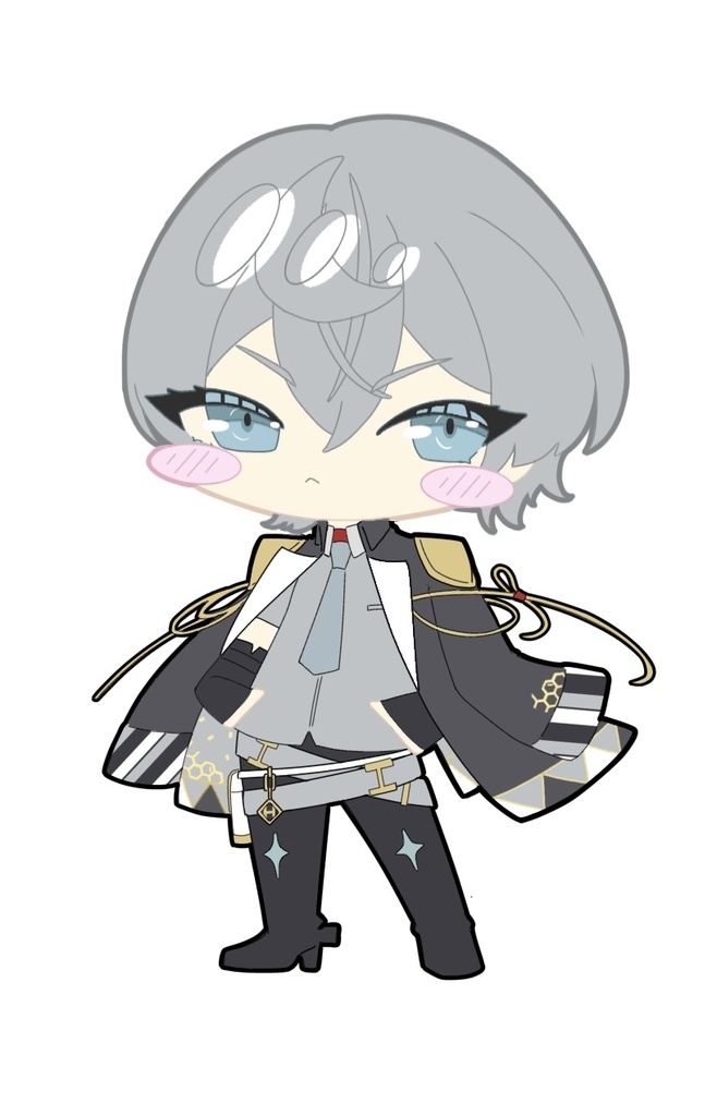 連結アクリルキーホルダー