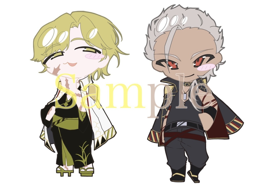 仁武&十六夜連結アクキー＊門バレアリ