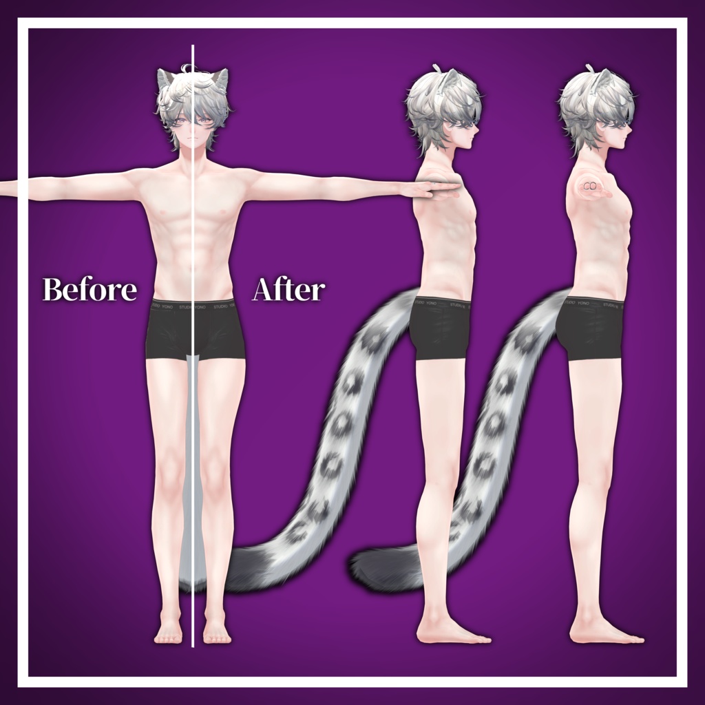 【Hanka専用】体型変更シェイプキー