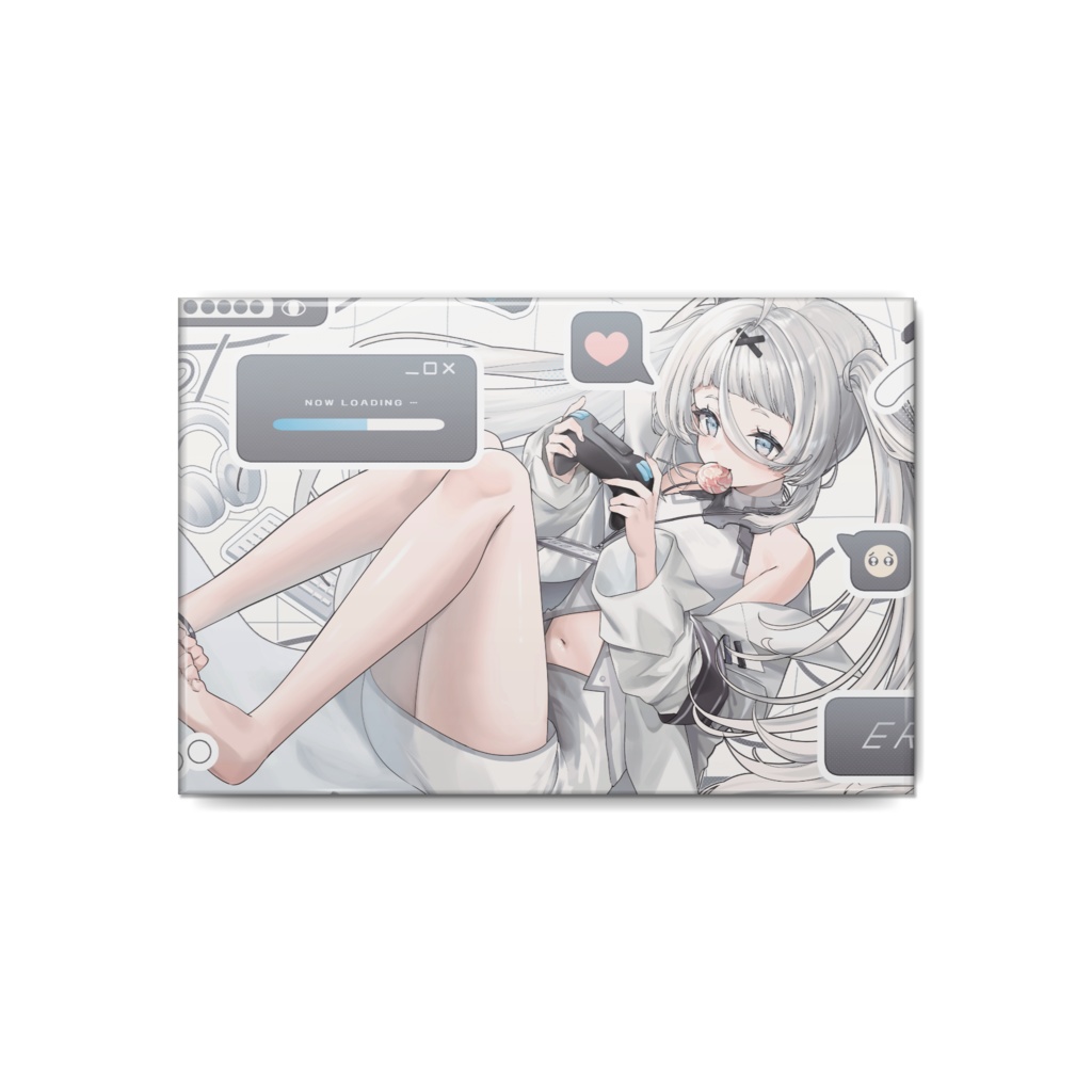 デカ缶バッチ！ゲーム中