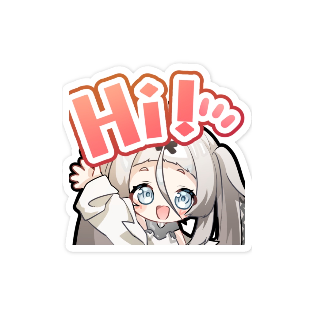 げんきにあいさつステッカー