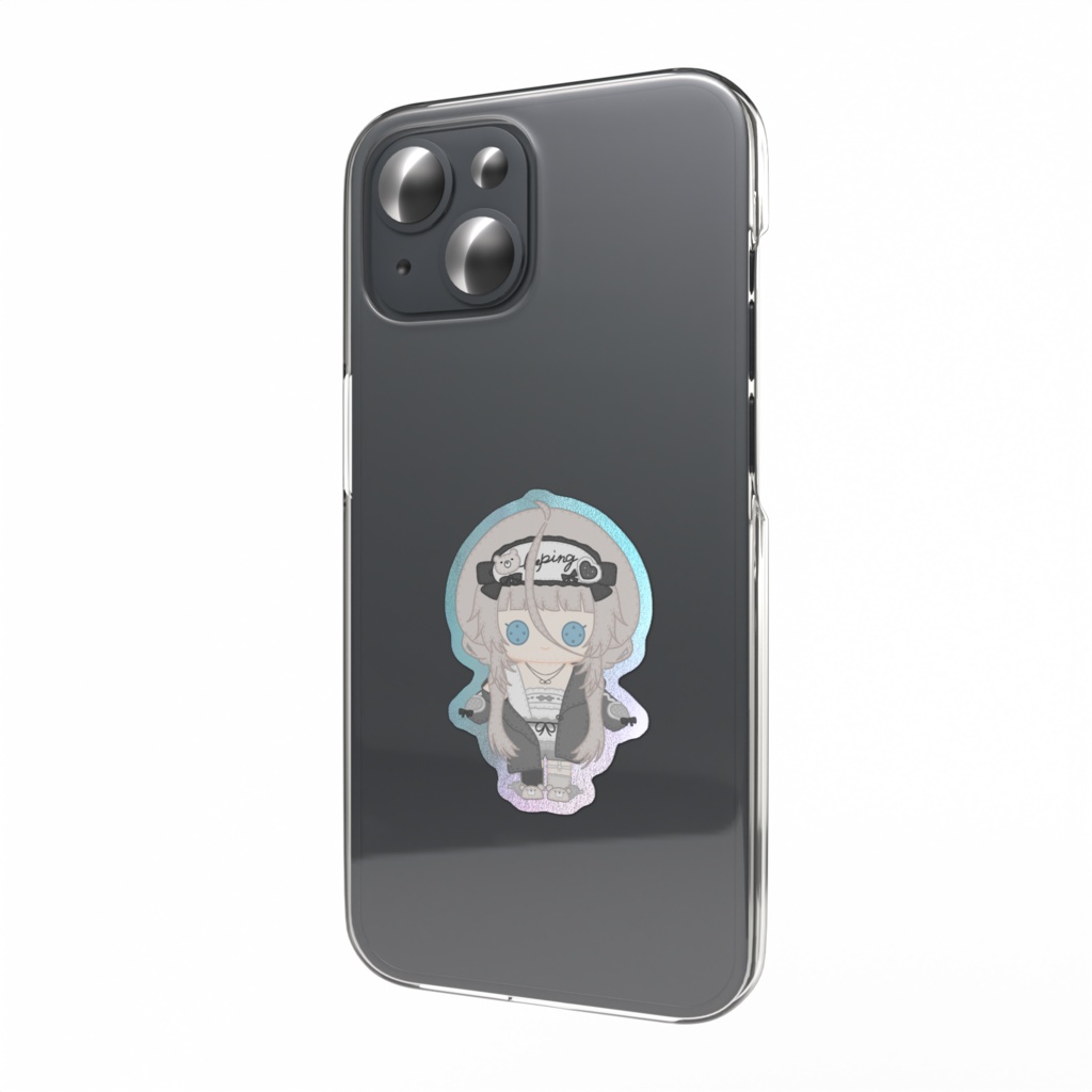 人形ステッカー