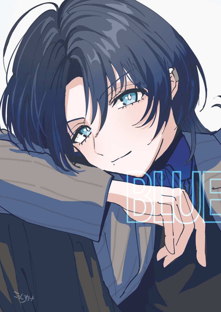 新刊『BLUE』ホロライブ火威青イラスト本【非公式】ホロクル11th