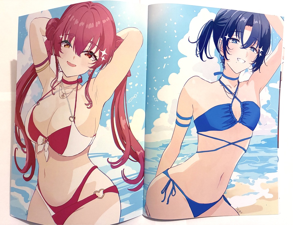 新刊『aomari vol.03』ホロライブ火威青×宝鐘マリンイラスト本【非公式】