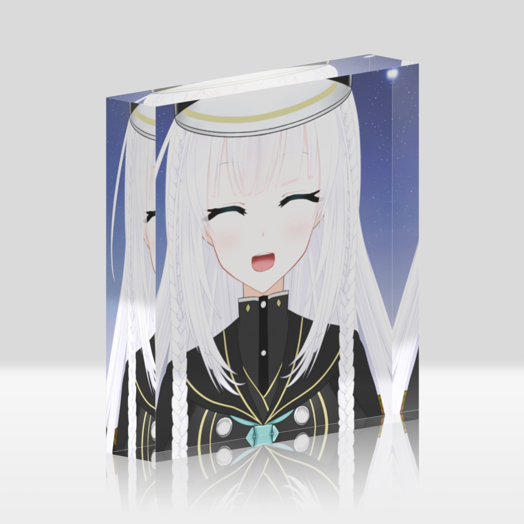 笑顔カトレアのアクリルスタンドブロック♪