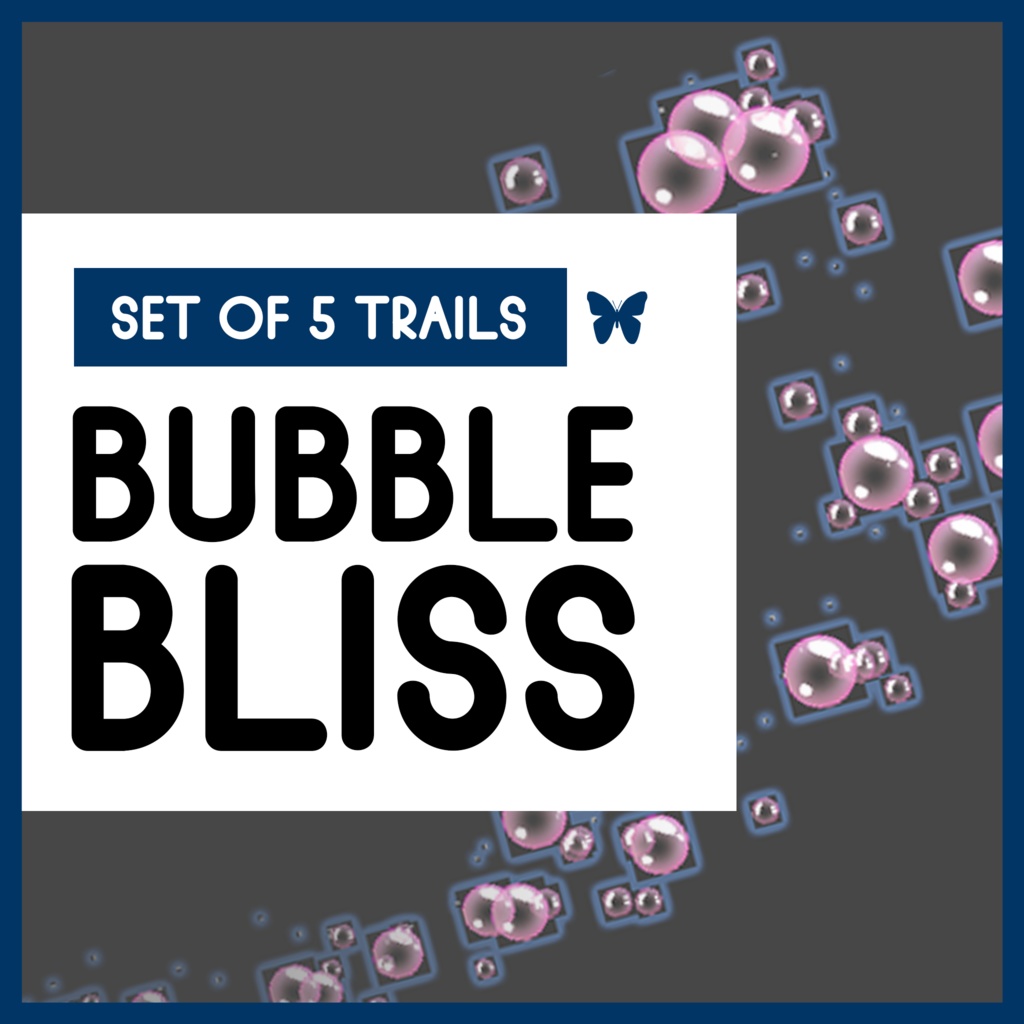 Bubble Hand Trail Set for VRChat (5 Variants)