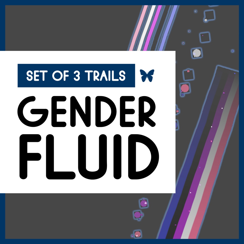 Genderfluid Pride Trail Set for VRChat