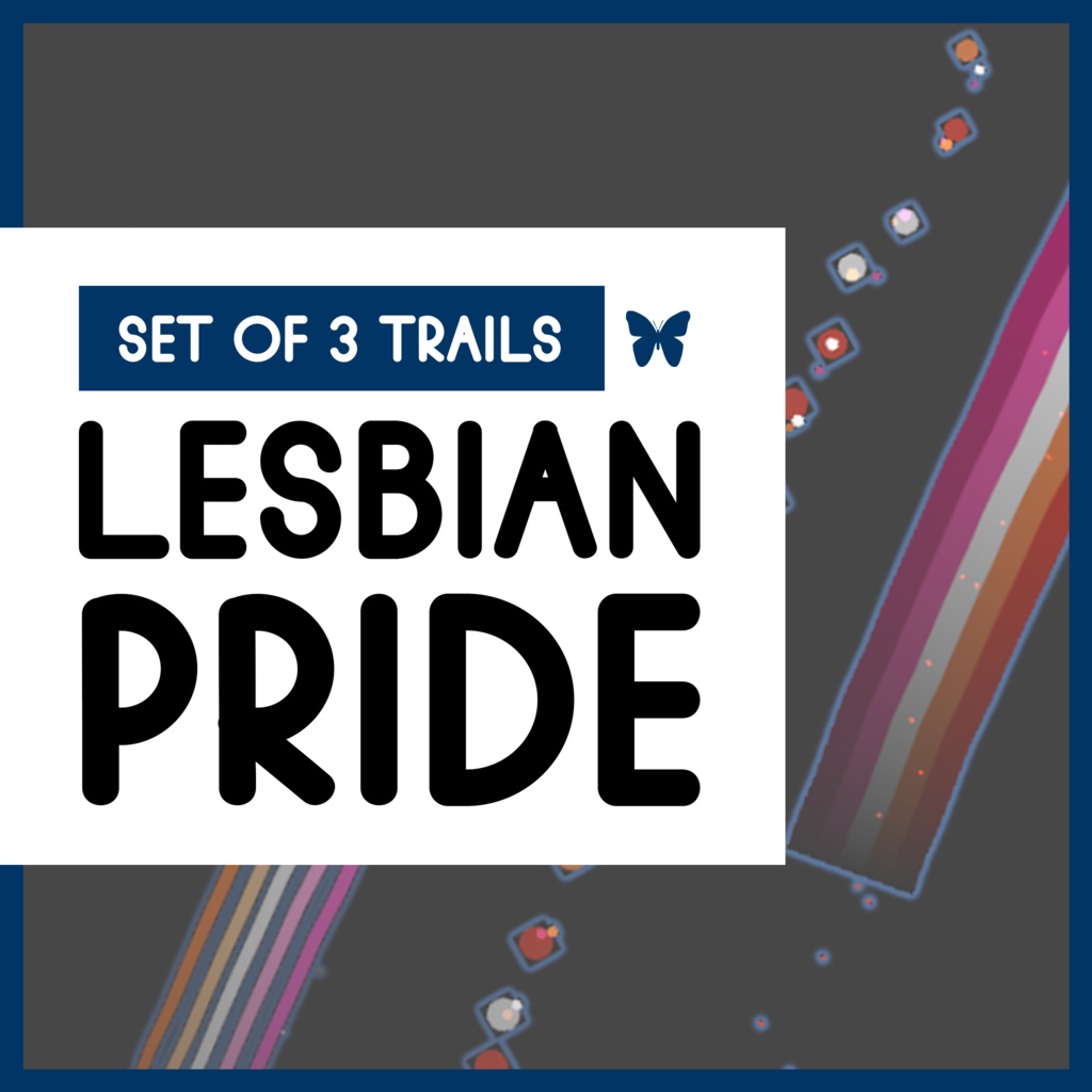 Lesbian Pride Trail Set for VRChat