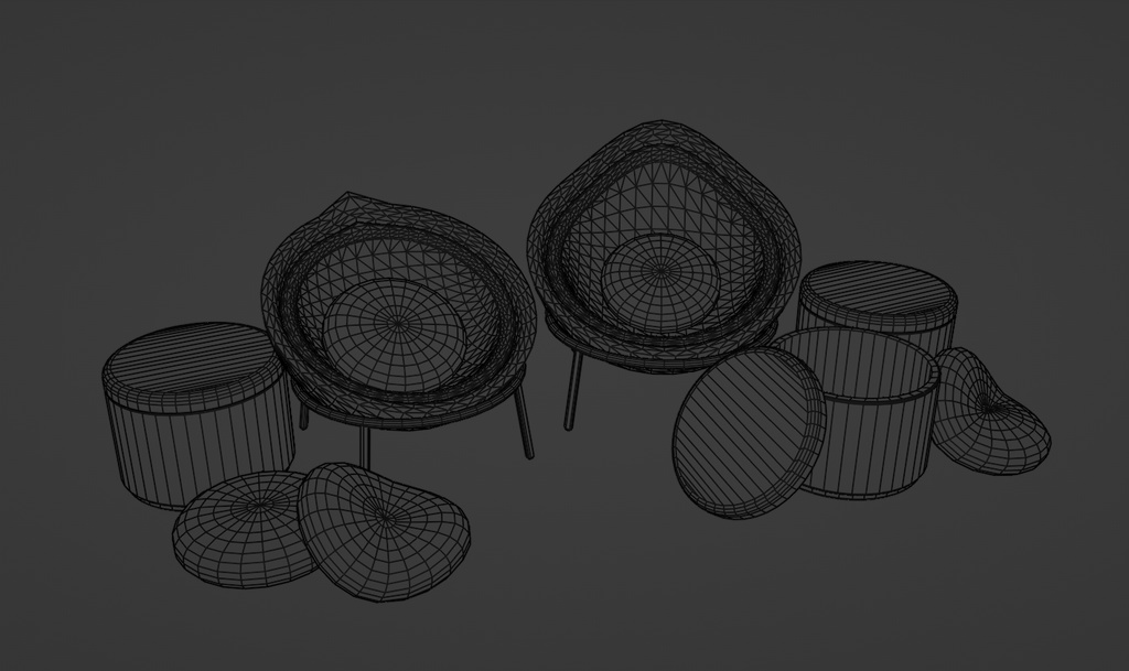 Fruit Furniture Set for VRChat