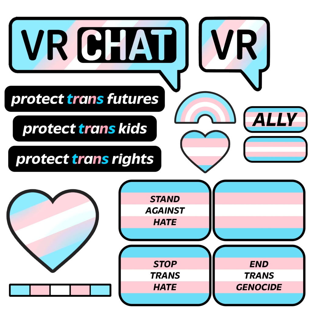 Transgender Pride and Allyship Pins