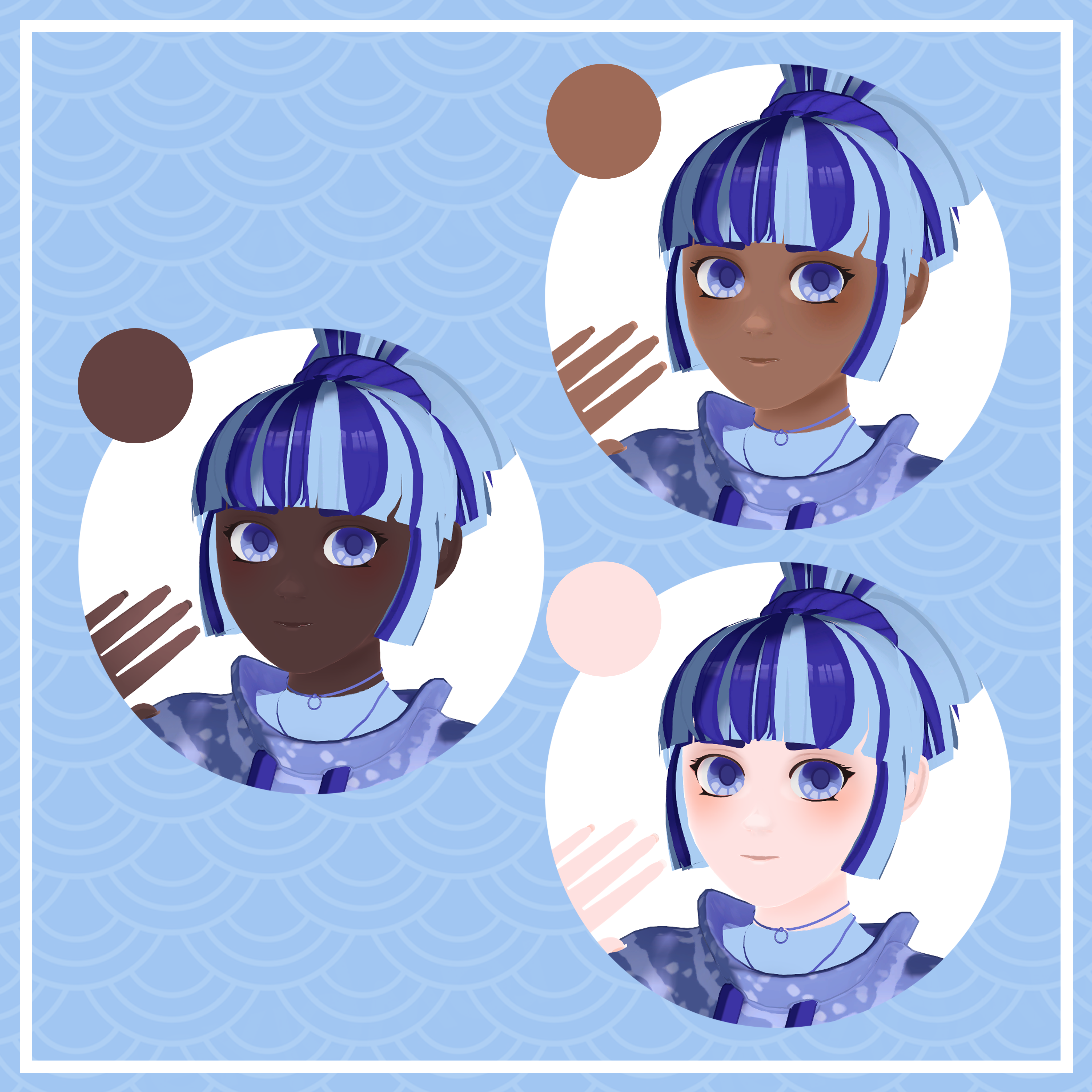 Rin Original 3D Avatar 「りん」3Ⅾモデル for VRChat - ChimericCurios - BOOTH