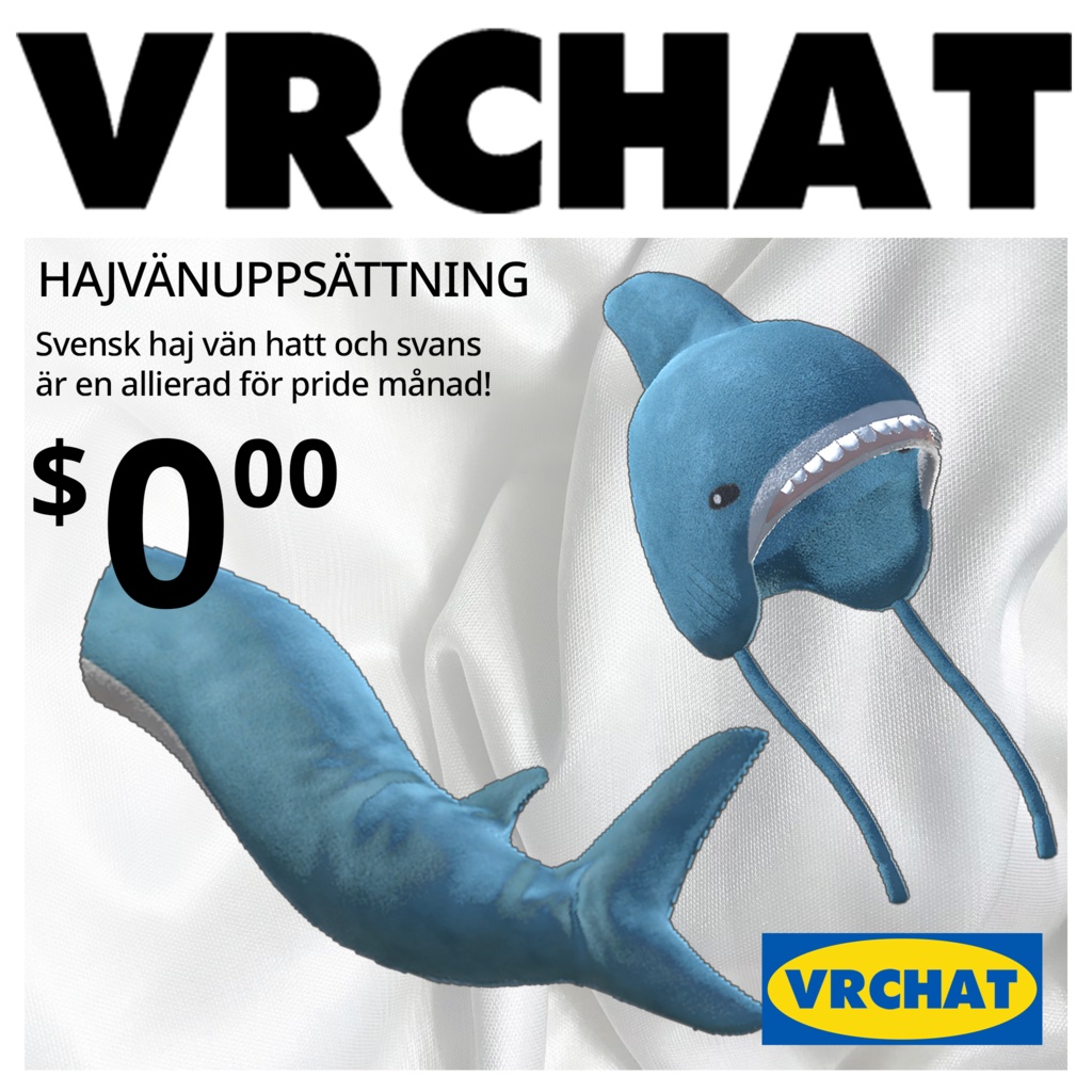 Swedish Shark Friend Set for VRChat