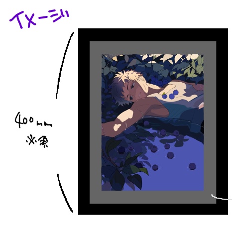 【デジタルプリントアート作品】侵犯するイド