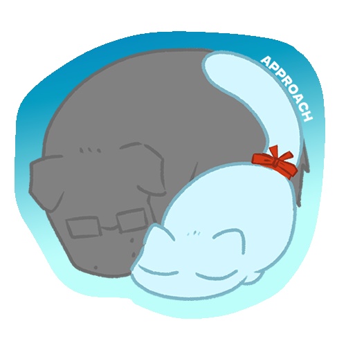 いぬねこアクリルシール