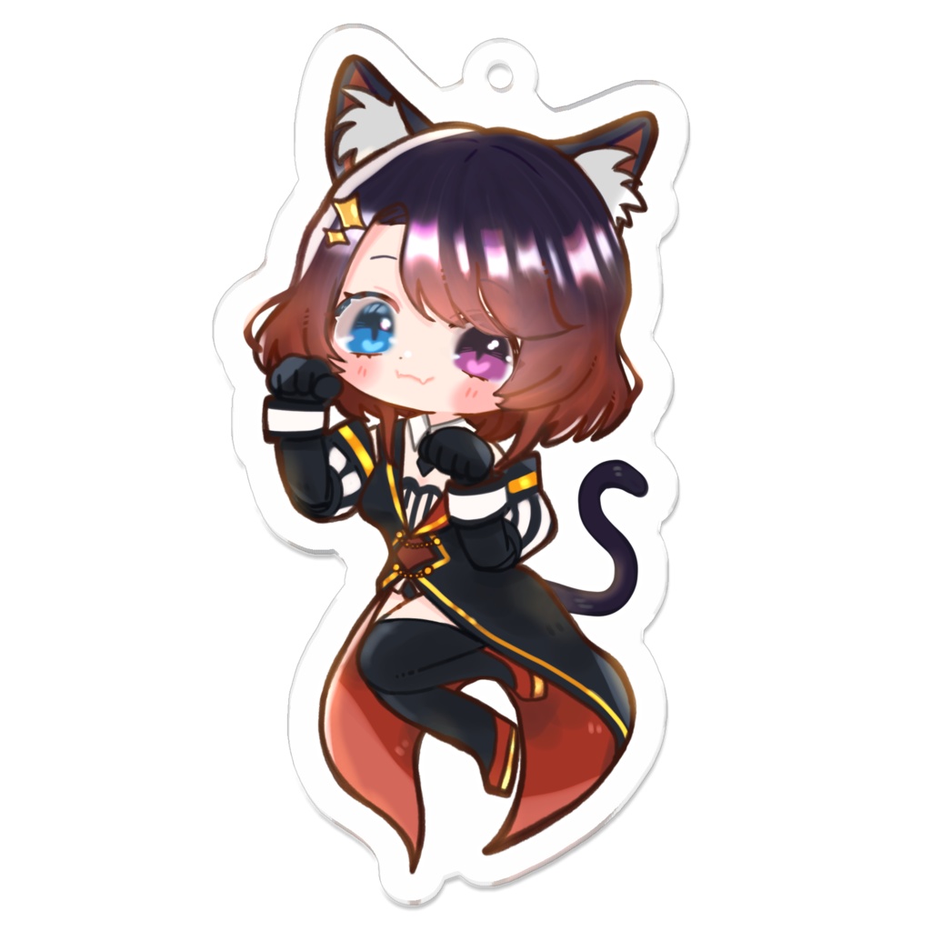 NeKo鴉 アクリルキーホルダー