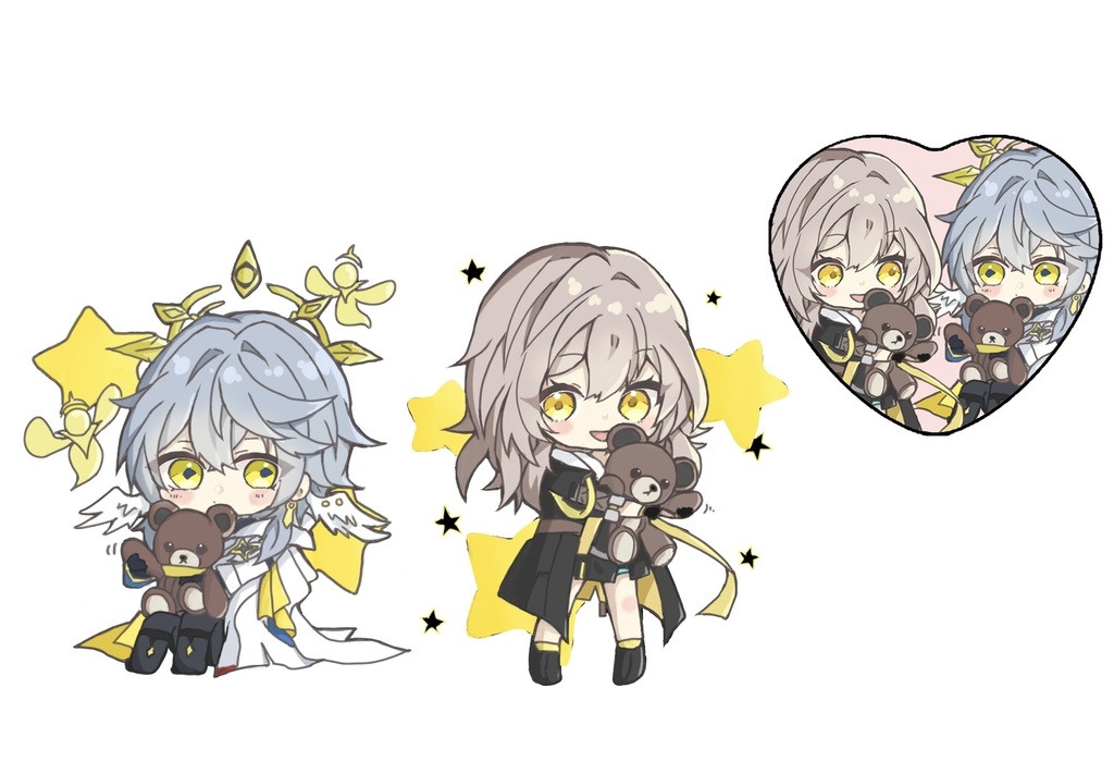 ティディベアと一緒☆ンデ星アクスタ