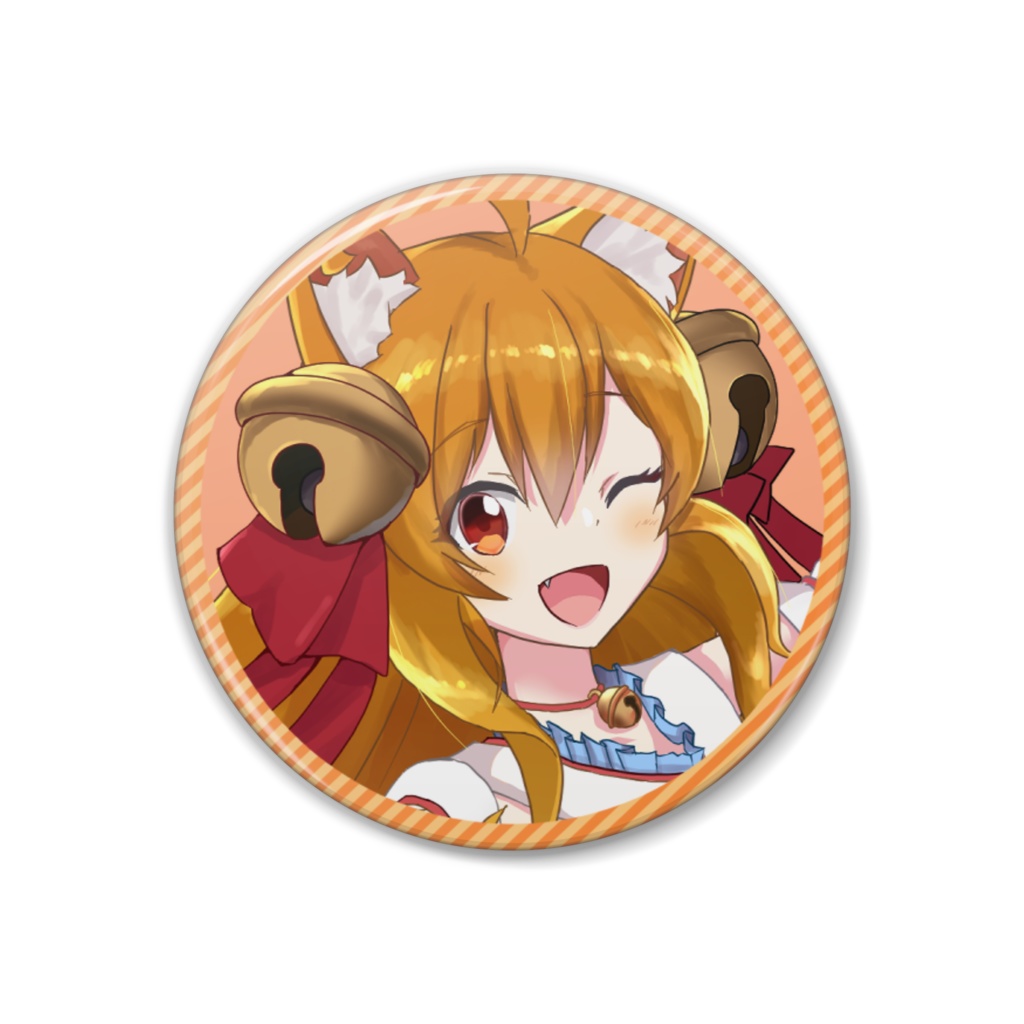 ブリムフルブリッツ　猪鹿野ヒョウ　缶バッジ