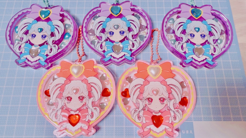 【5タイプ】しゃかしゃか!コンパクトアクキー