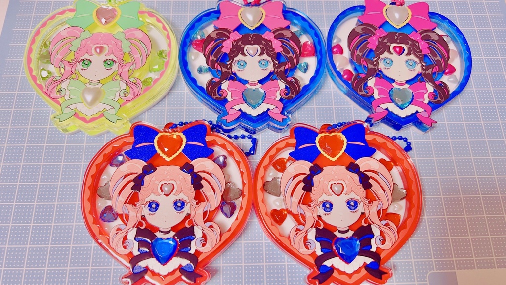 【5タイプ】しゃかしゃか!コンパクトアクキー