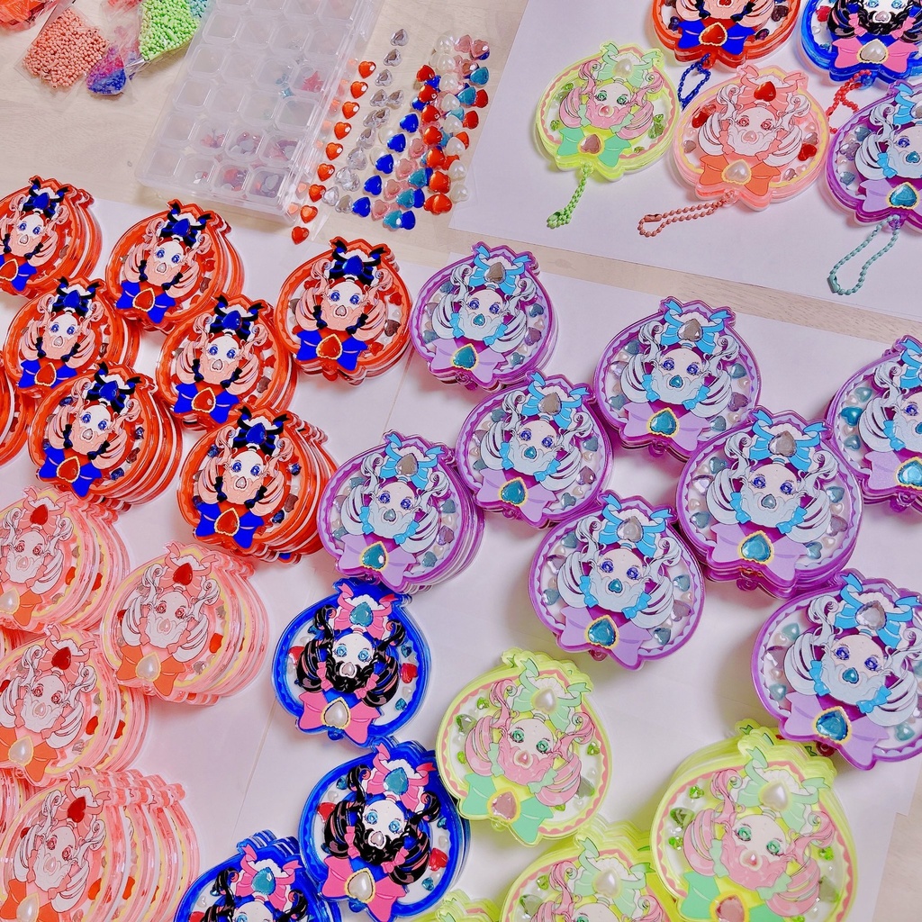 【5タイプ】しゃかしゃか!コンパクトアクキー