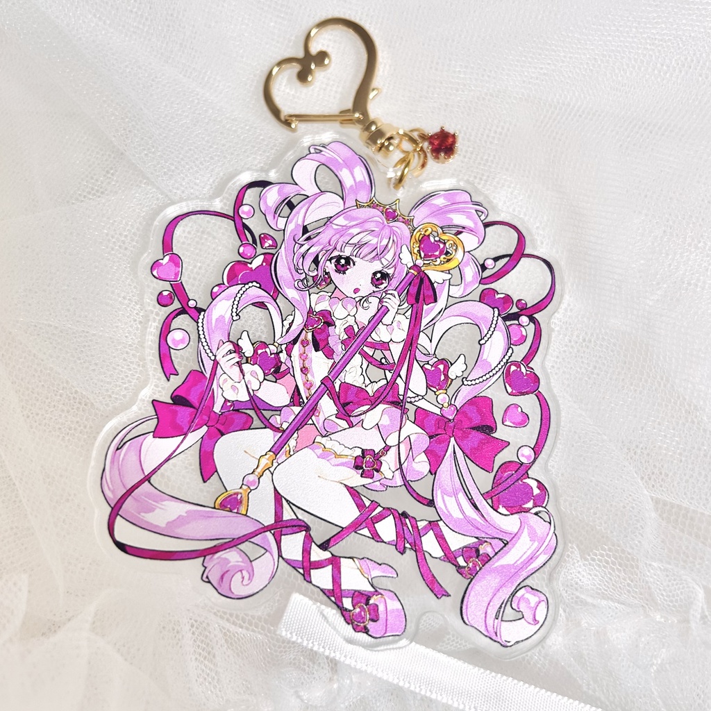 【2タイプ】魔法少女てぃんくる♡ちゃーむアクリルキーホルダー