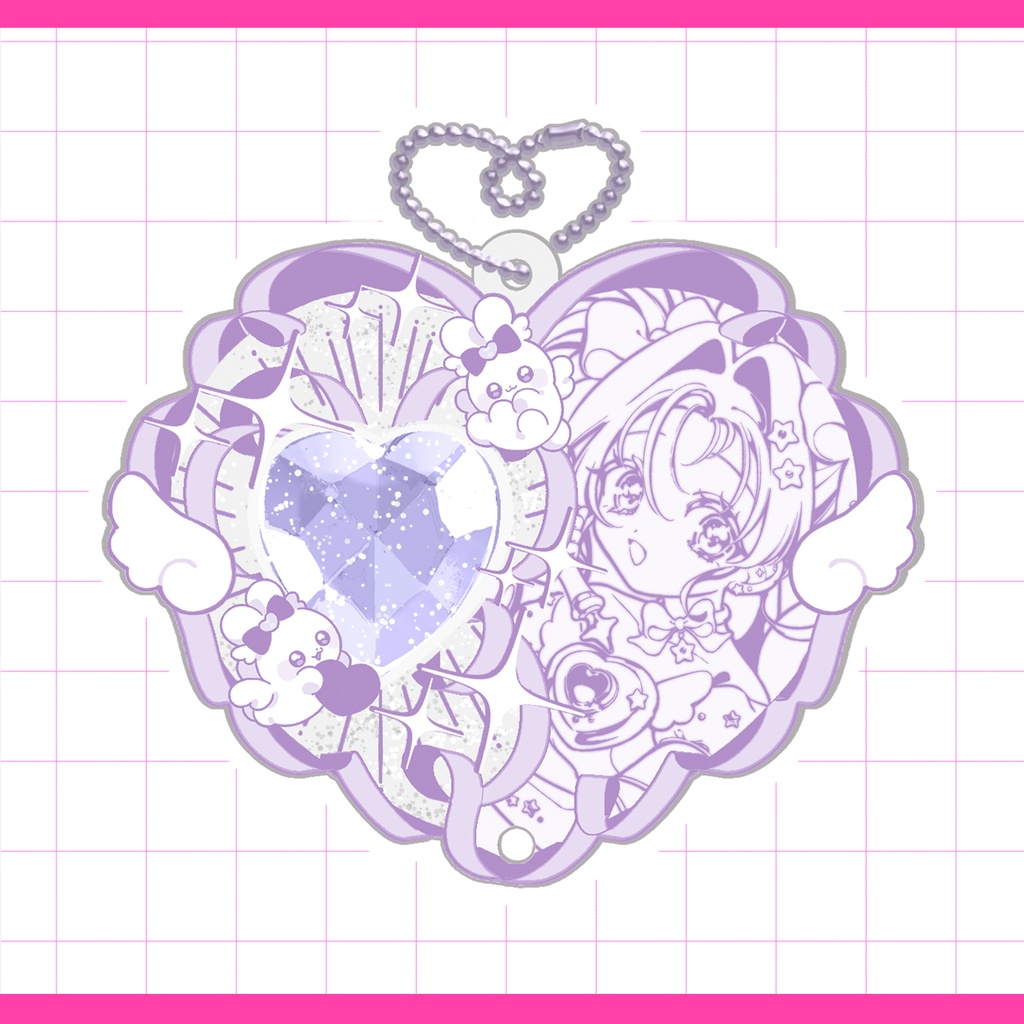 エンジェル♡ハートアクキー