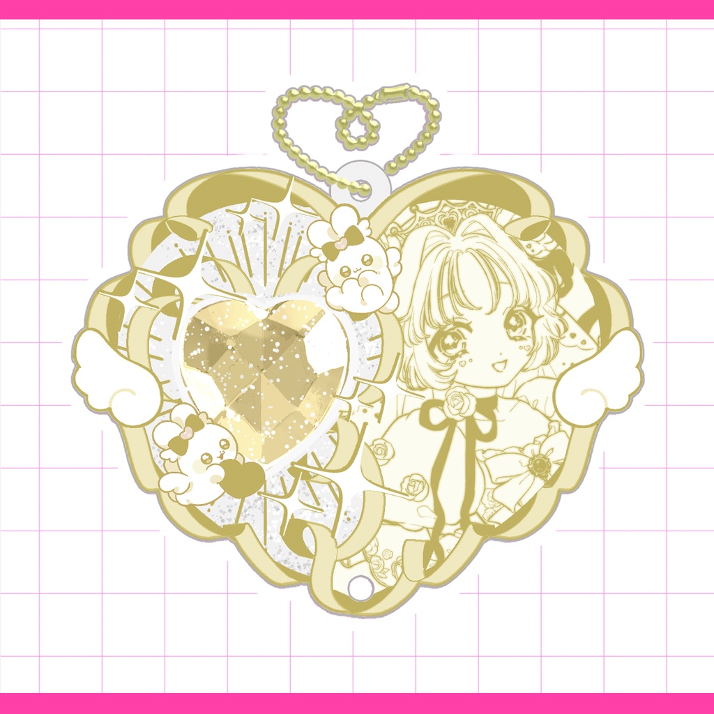 エンジェル♡ハートアクキー