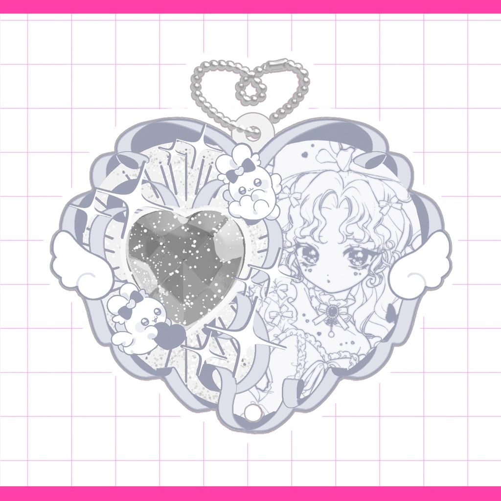 エンジェル♡ハートアクキー