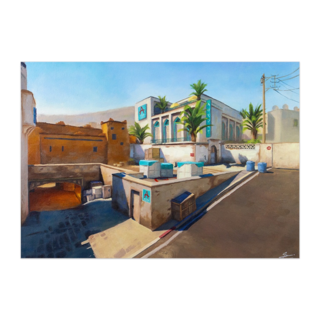 CS2 Dust2 - A Site, Panel