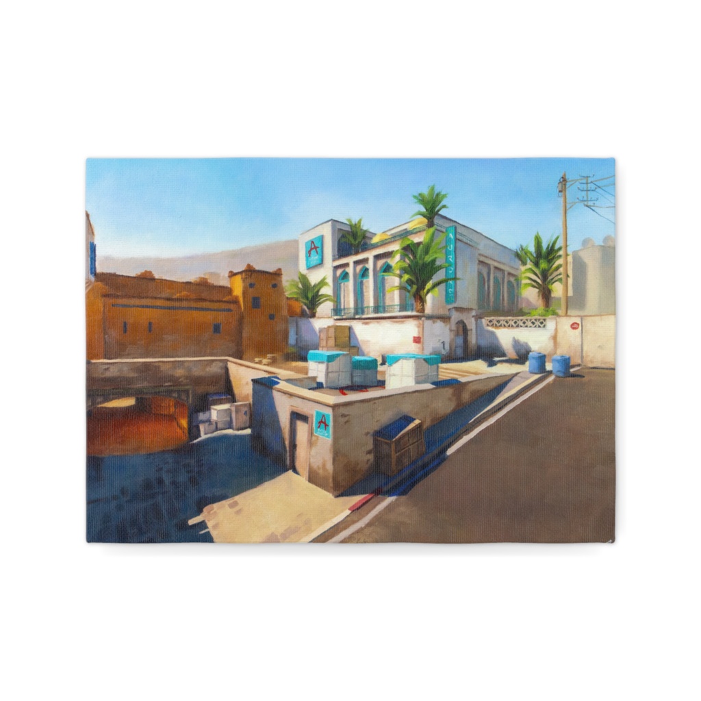CS2 Dust 2 - A Site, Canvas