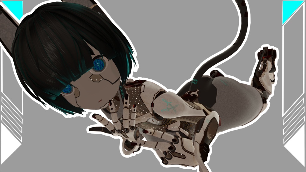 [VRC] CYANT Model-01 シアント // Linx Sapphire リンクス /サファイア[Material/Texture]