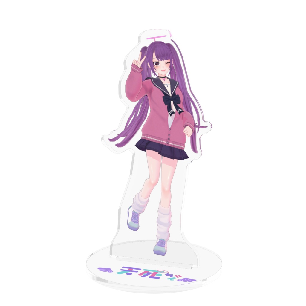 天死ちゃんアクリルフィギュア【制服Ver.】