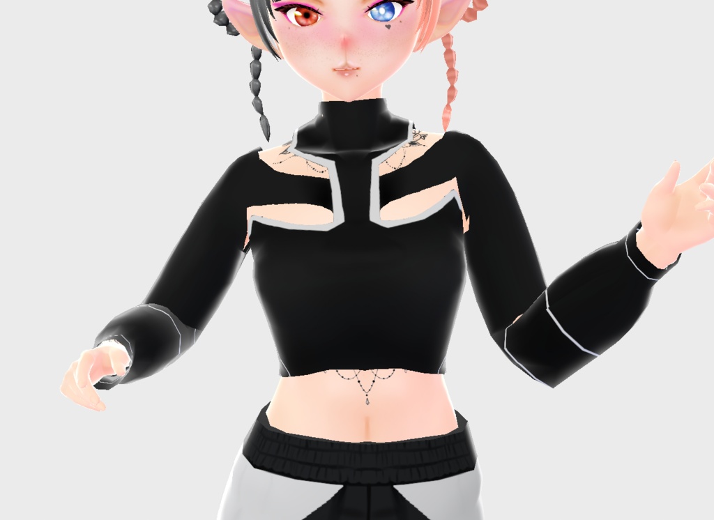 Black Techwear Top