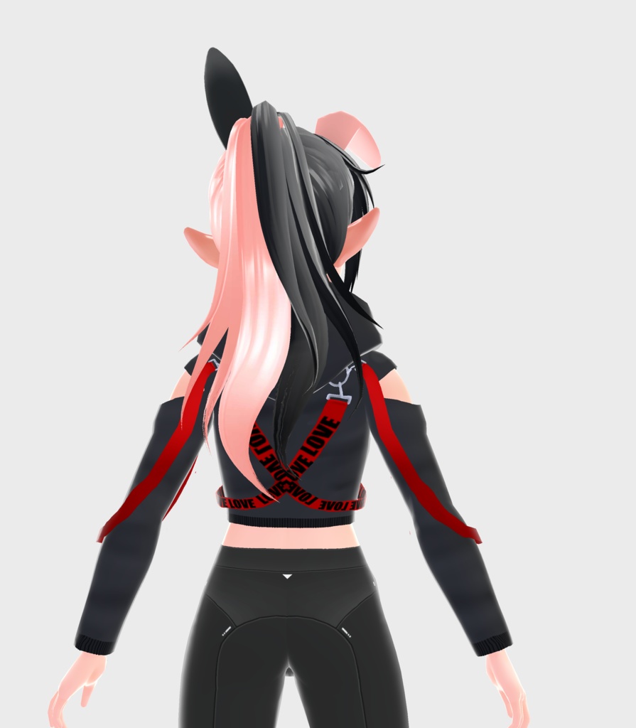 Punk Love Crop Hoodie